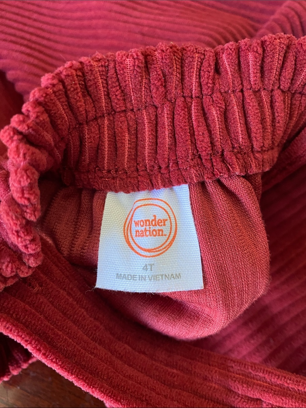 wonder nation red Corduroy Pinafore Dress
